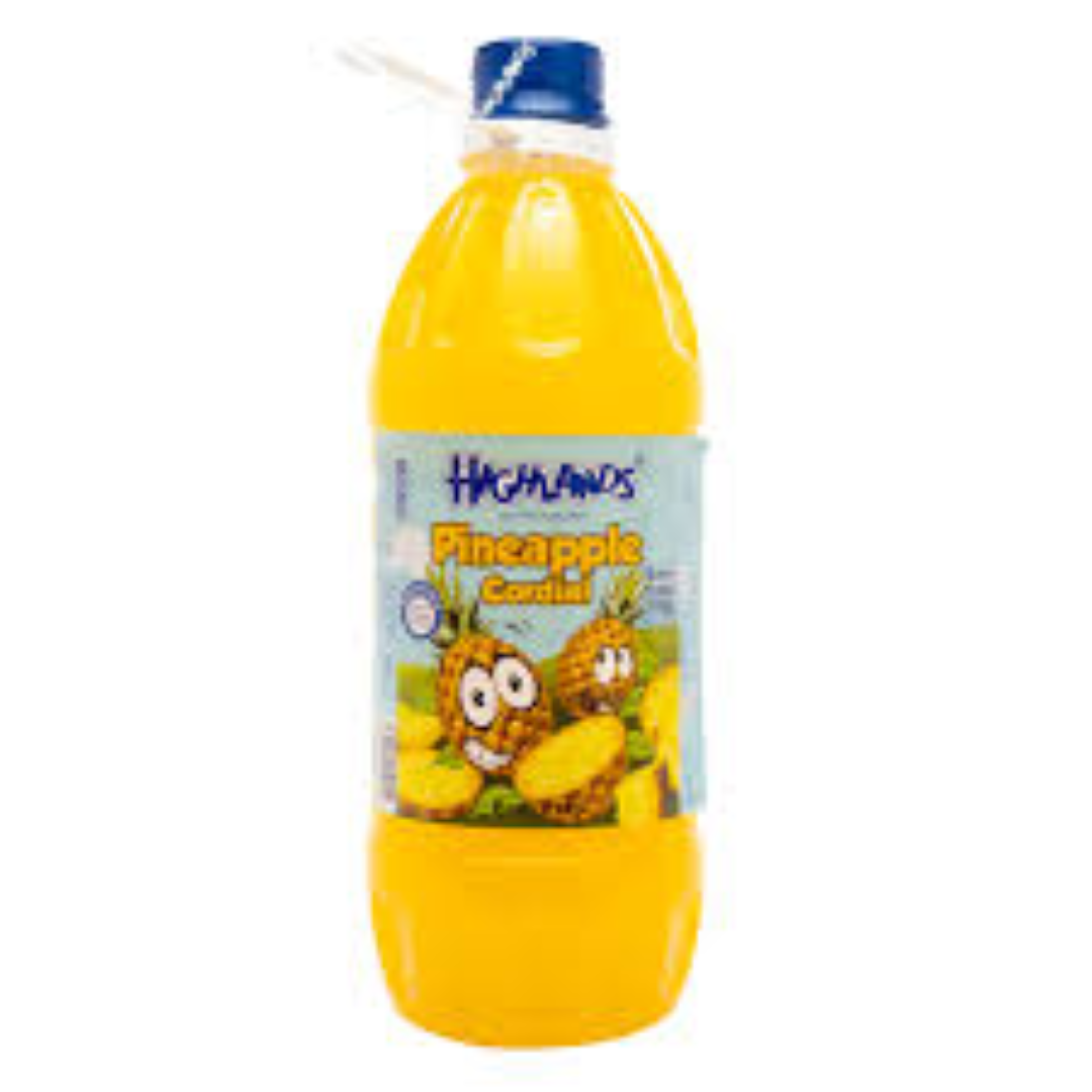 HIGHLANDS JUICE PINEAPPLE 2LT